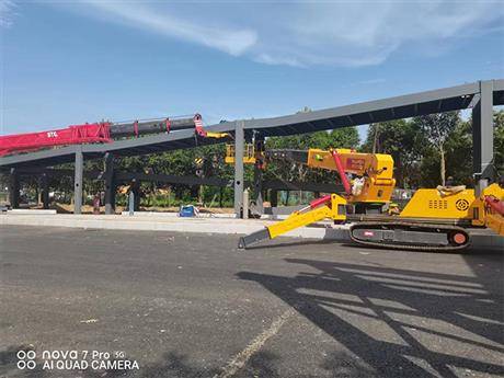 8吨蜘蛛吊作业现场